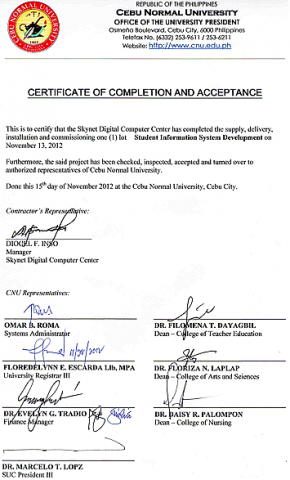 certificate for completion of project barca fontanacountryinn com certificate of completion of project